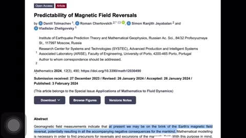 Published papers on the pope shift and the AMOC