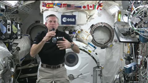 Expedition 70 Astronaut Andreas Mogensen Talks with Denmark Youth Space Conference