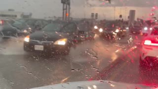 Streets Flow Like Rivers After Flash Flooding