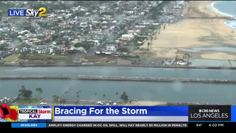 Long Beach bracing for high tides, effects of storm