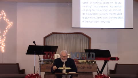 Sermon from 12-26-2021 Mansfield Community Church