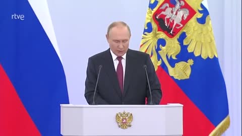 Intervención de Vladímir Putin en el concierto por la adhesión de las nuevas regiones a Rusia