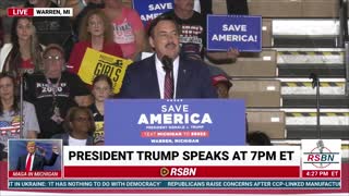 Mike Lindell Speech at the Save America Trump Rally in Warren, MI. 10/1/22