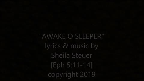 Awake O Sleeper