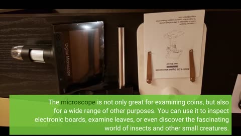 Coin Microscope, Elikliv 4.3" LCD Digital Microscope 1000x, USB Coin Microscope for Error Coins...