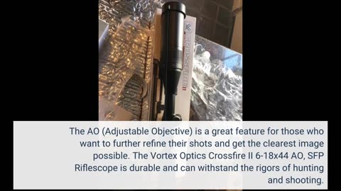 User Reviews: Vortex Optics Crossfire II 6-18x44 AO, SFP Riflescope - Dead-Hold BDC Reticle (MO...