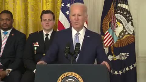 Biden claims Capitol Police Officer William Evans died because of "threats by these sick insurrectionists," but Officer Evans was killed by a black Nation of Islam supporter