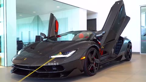 #lamborghini convertible with striking red seats #lookcartv #suppercar