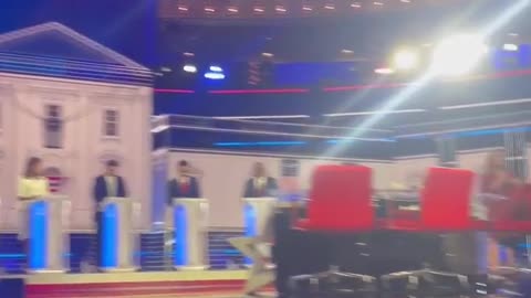Trump chant just broke out in the crowd at the RNC Debate and NBC producer yelled at them to stop 🤣