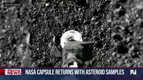 In historic mission, NASA space capsule returns carrying asteroid sample