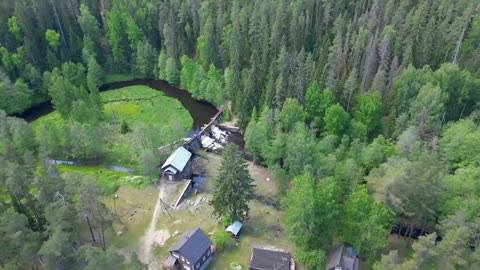 The Vyaryamyanselka Ridge Nature Reserve and the abandoned Finnish hydroelectric power station