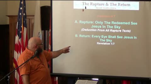 Rapture And Return: 7 Distinctions (2 of 2)