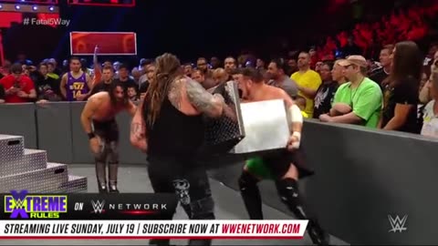 Roman Reigns Vs Seth Rollins Vs Dean Ambrose