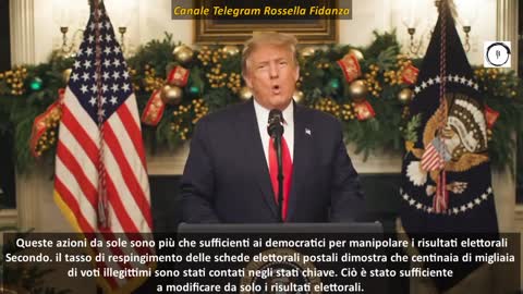 Discorso Trump in Italiano