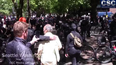Seattle PD WRECK AntiFa Rioters After AntiFa Starts Pepper Spraying #MarchAgainstSharia Protesters