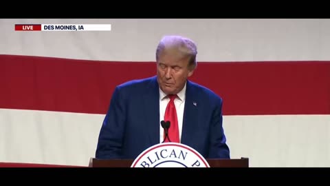 LIVE :Donald Trump takes shots at Biden, DeSantis during Lincoln Dinner in lowa | Live NOW