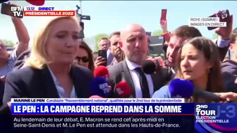 Marine Le Pen: "J'ai toutes mes chances de gagner" le second tour de l'élection présidentielle
