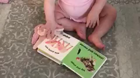 7 Month Old Chloe Grace Trying To Say Kitty Cat