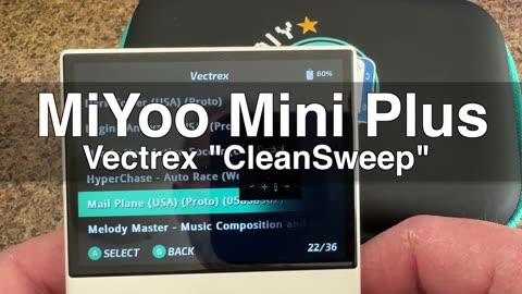 Vectrex gameplay on MiYoo Mini Plus