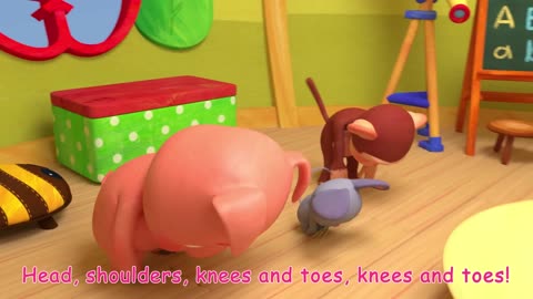 Head Shoulders Knees & Toes | CoComelon Nursery Rhymes & Kids Songs