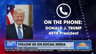 President Trump on Real America's Voice