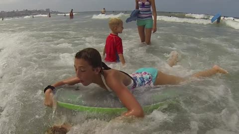 Little Sister Gets Run Over at the Beach