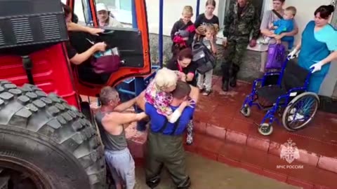 Russian official video shows typhoon floods in Far East