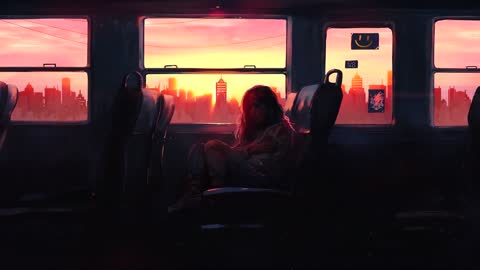 Girl in Train | Animation video