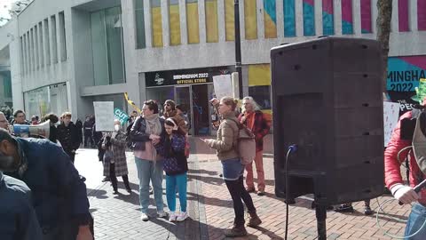 Cost of Living Protest Birmingham 2 April 22 2