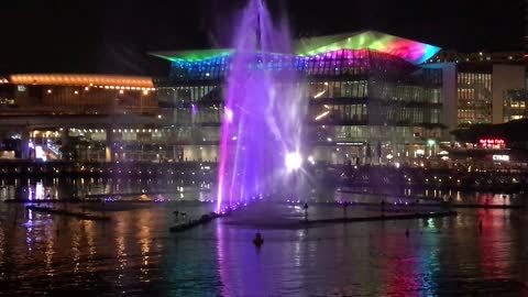 VIVID Sydney Water fountain show