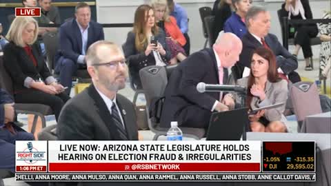 Expert Witness # 1 Part 6 Speaks at Arizona State Legislature Hearing on 2020 Election. 11/30/20.