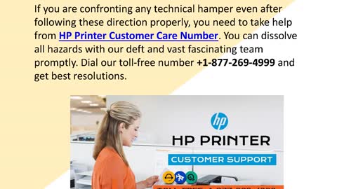 HP Printer Customer Care Number 1877-269-4999