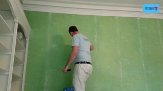 How to paint wallpaper. painting wallpaper.