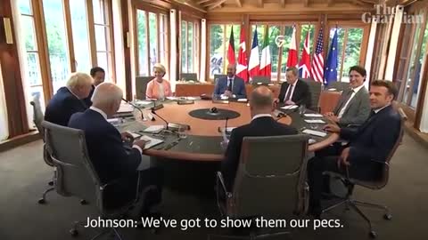 Johnson and Trudeau mock Putin at G7 summit_ 'A bare-chested horseback ride'