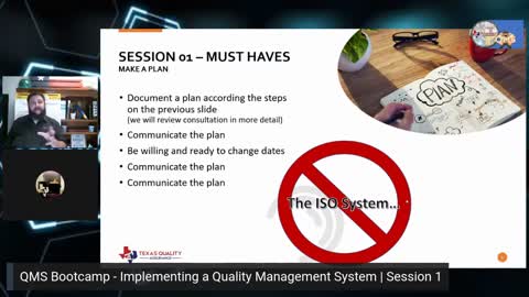 QMS Bootcamp - Implementing a Quality Management System | Session 1