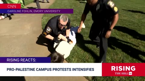 Law Enforcement's BRUTAL Response ToCampus Protests; Emory Professor HURLED To The Ground