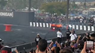 Lambo Puts on a Fiery Show