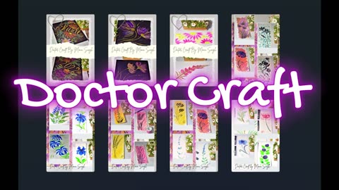 DIY Floral Watercolor Bookmarks| Doctor Craft