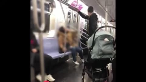 Female passenger accuses man of 'suddenly filming' being slapped by man in revenge