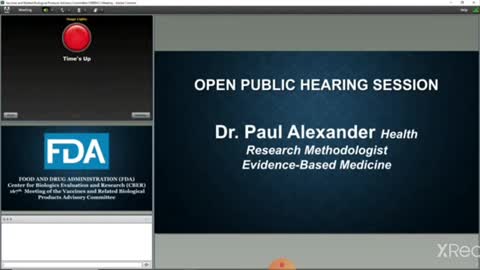 FDA Vaccine Meeting 9/17/21 - Dr. Paul Alexander