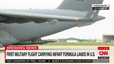 CNN's Stelter: Existence of Military Plane Carrying Baby Formula a Symbol of Failure of Biden