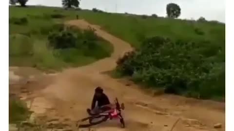 Bicycle fall