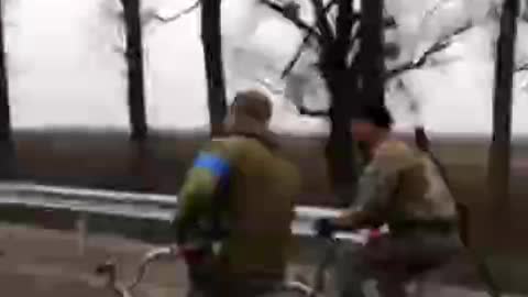 Formidable bicycle troops of the Armed Forces of Ukraine go on the offensive