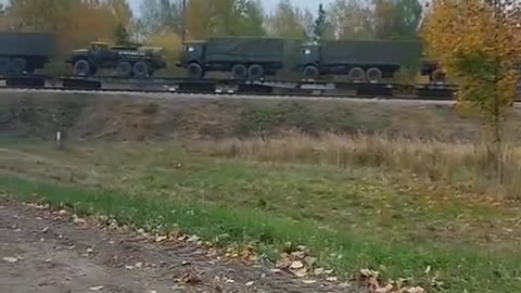 Russian Equip Moving Thru Belorussia