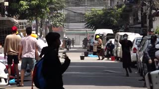 Myanmar security forces fire on anti-coup protesters