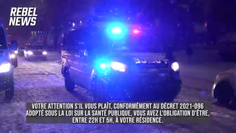 Quebec turns into a police state as riot police wait to fine curfew protesters [mirrored]
