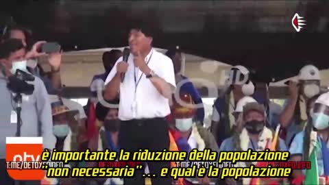 Bolivia, ex presidente Morales: Nella politica NWO è prevista la riduzione della popolazione