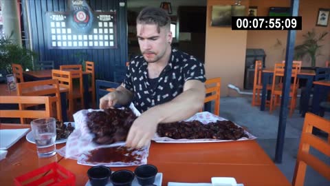 100 CHICKEN WING CHALLENGE IN MEXICO (500) CHEATED AGAIN Man Vs Food
