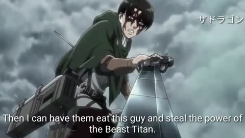 Levy vs Beast Titan Full Fight | Attack On Titan Best Fight