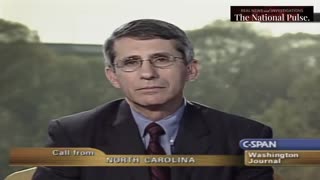 Old Video Shows CSPAN Caller Telling Fauci To Resign